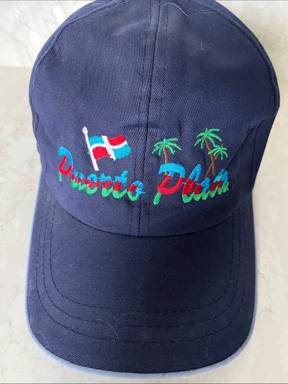 Men's Navy 'Puerto Plata' Embroidered Baseball Cap